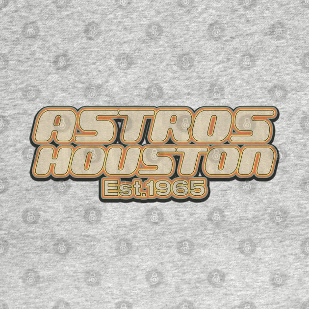 Houston Astros / Old Style Vintage by Zluenhurf